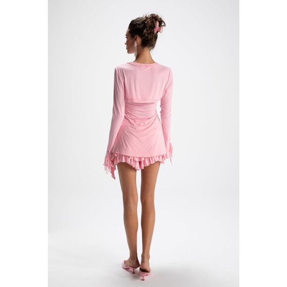 Nana Jacqueline Pink Aubrey ShrugTop Women's Size S NWT - Picture 4 of 12